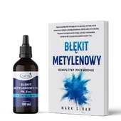 Błękit Metylenowy 1% Farmaceut. Ph. Eur. + DMSO 10% + Książka Błękit Metylenowy 1% Farmaceut. Ph. Eur. + DMSO 10% + Książka